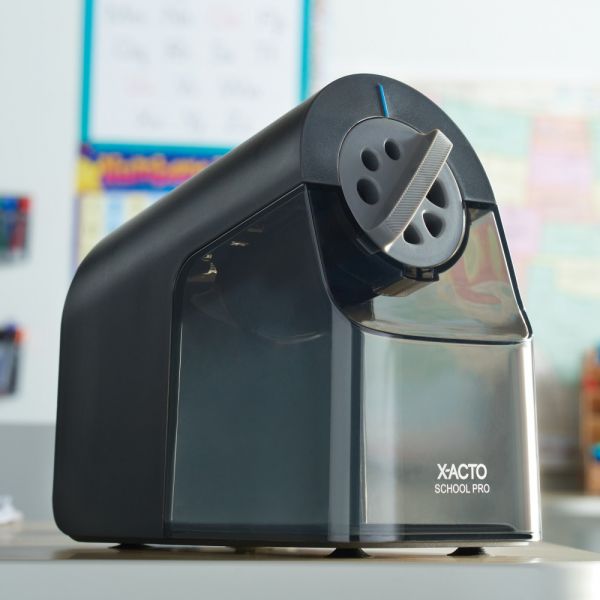 X-ACTO School Pro Electric Pencil Sharpener, Black - Image 7